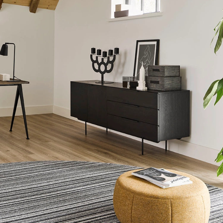 wollen vloerkleed 300 rond